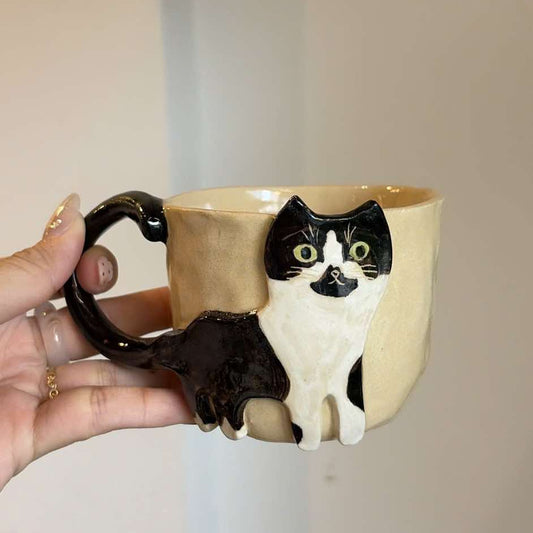 [CUSTOM] Peek-a-Paw Ceramic Mug