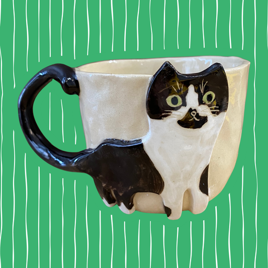 [CUSTOM] Peek-a-Paw Ceramic Mug
